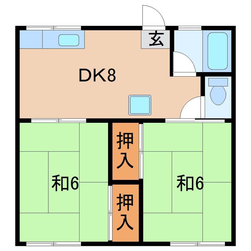 間取図 草野コーポ