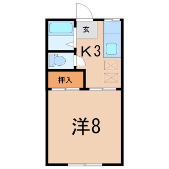 間取図 ハイツ鳥谷野