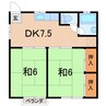 フェニックス腰浜 2Kの間取り
