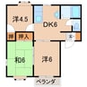 サニーガーデンB 3DKの間取り