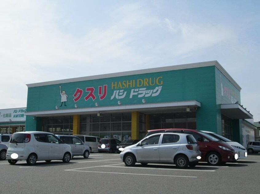 ハシドラッグ南福島店(ドラッグストア)まで1124m Felicity Fukushima