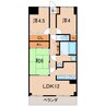 グランドムール松浪　205号室 3LDKの間取り