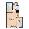 Comfort野田 1Kの間取り