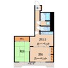 ライオンズマンション御倉町　1003 2Kの間取り
