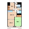 ライオンズマンション仲間町壱番館　1204 3DKの間取り