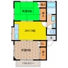 プリムローズ 2DKの間取り