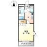 ルミナスハイム遠藤 1Kの間取り