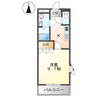 ルミナスハイム遠藤 1Kの間取り