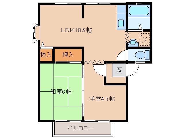間取り図 ハイツサンライフ