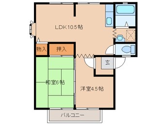 間取図 ハイツサンライフ