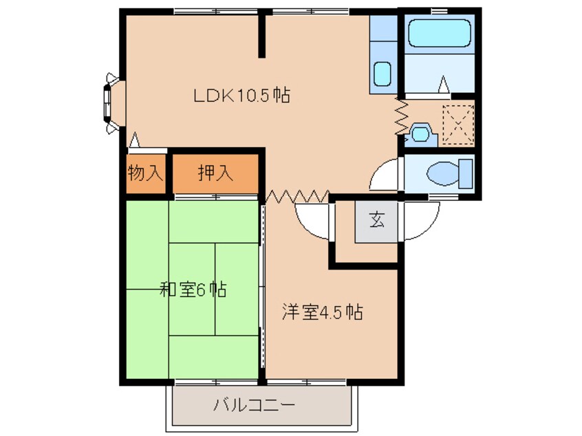 間取図 ハイツサンライフ