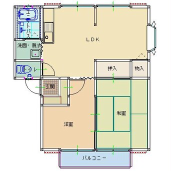 間取図 ハイツサンライフ