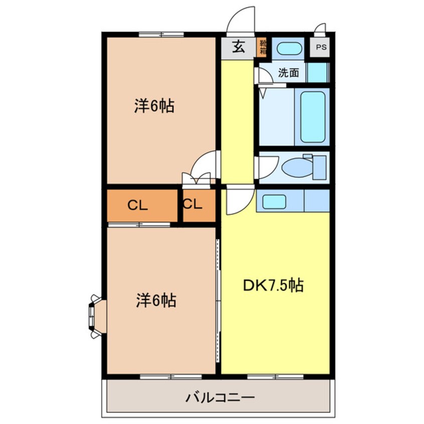 間取図 遠藤ハイツ