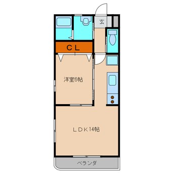 間取図 アネシス東屋