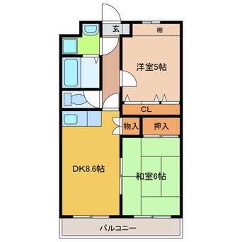 間取図 遠藤ハイツⅢ