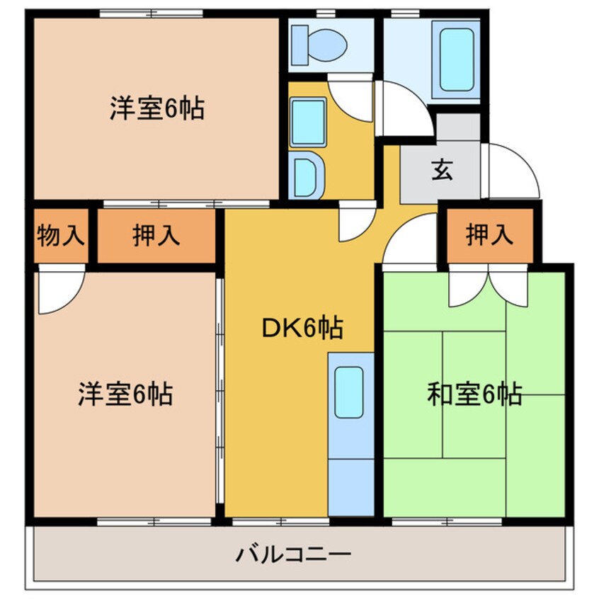 間取図 ステーションハイツ大江