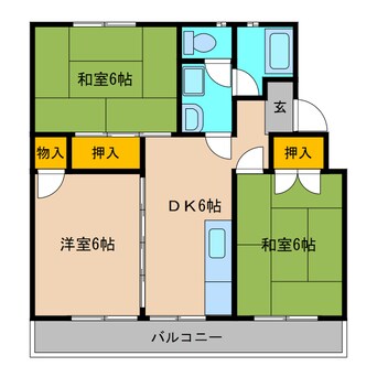 間取図 ステーションハイツ大江