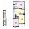 パークサイド前山Ａ 2LDKの間取り