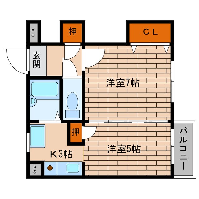 間取り図 遠藤ハイツⅡ