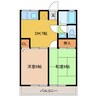 池田ハイツ 2DKの間取り