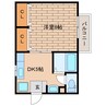 サニースポットⅡ 1DKの間取り