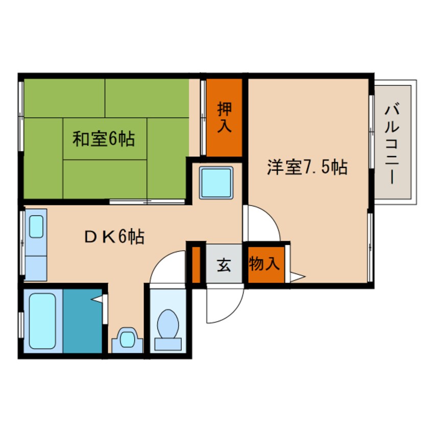 間取図 コーポ住友