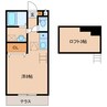 国府レインボーハイツⅡ 1Rの間取り