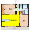 サンクレール 2LDKの間取り