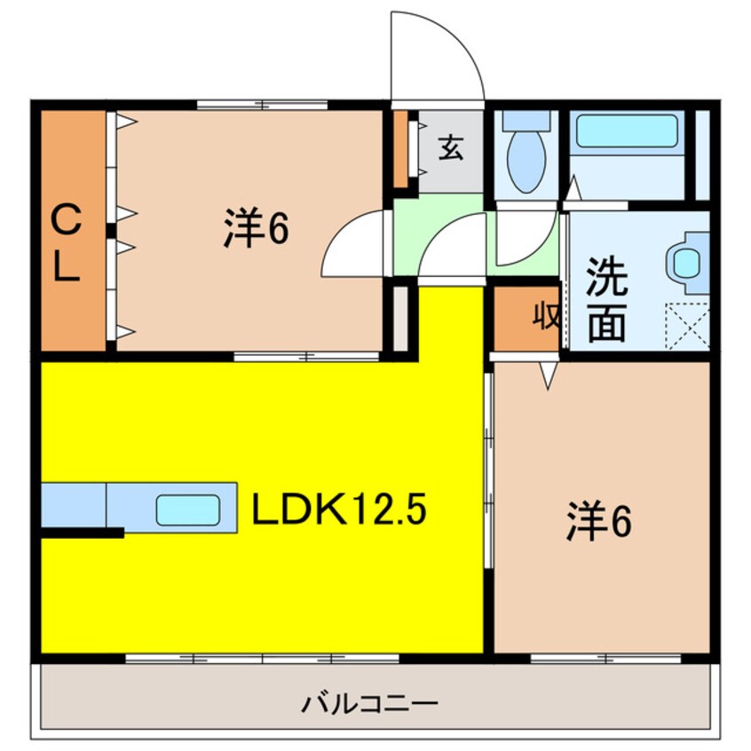 間取図 サンクレール