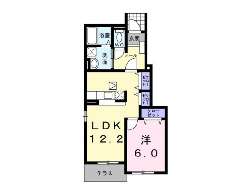 間取図 パークサイド前山Ｂ