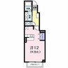 トゥールコネッサンス 1Rの間取り