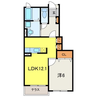 間取図 カトル・セゾンⅡ