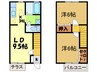 メルベーユＭＴ　Ｂ棟 2LDKの間取り
