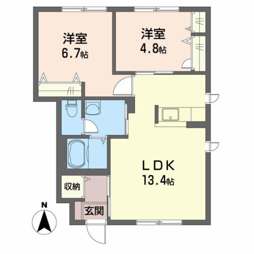 間取図 シャーメゾンK
