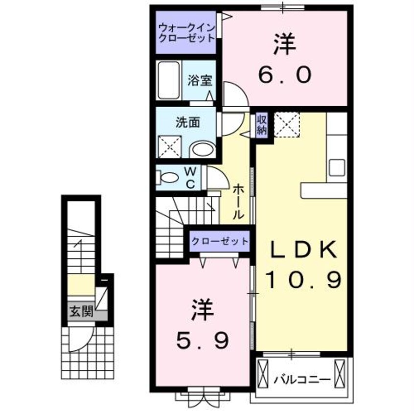 間取図 ルシール　名東