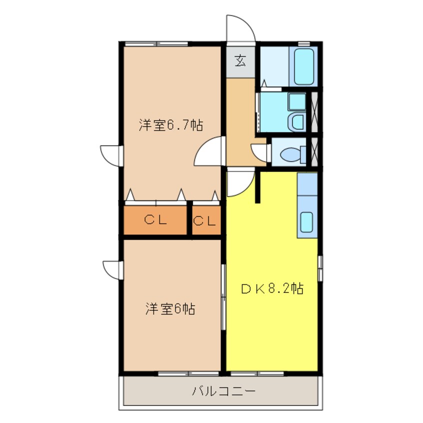 間取図 シャトレⅡ