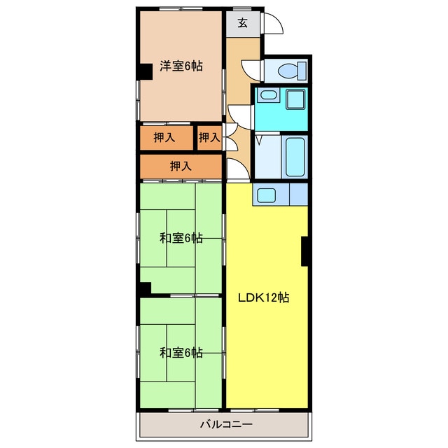 間取り図 マンション東柴第ニ