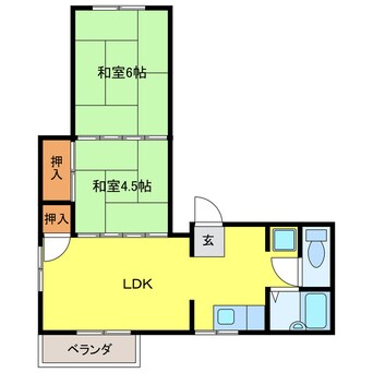 間取図 吉村コーポ