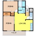 VILLA生原Ⅰ・Ⅱの間取図