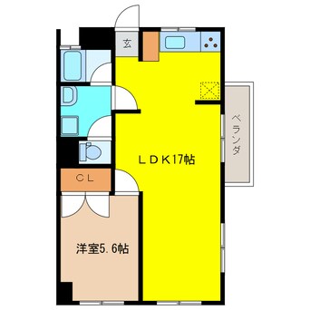 間取図 第2野白ビル