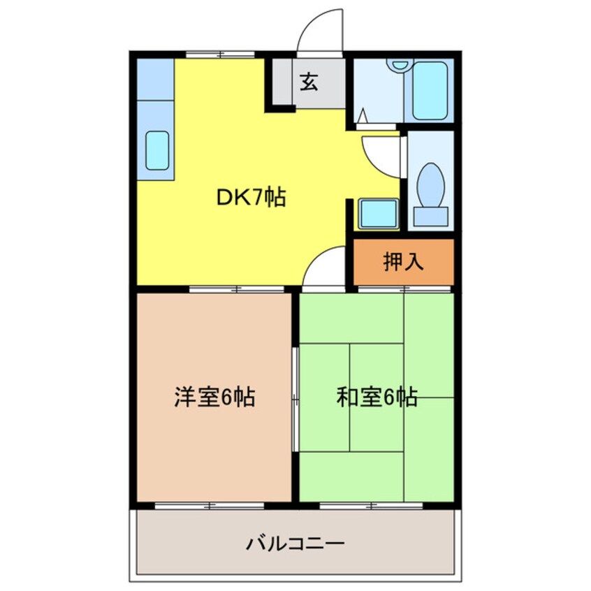 間取図 レジデンス広花園