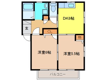 間取図 パティオサングリア