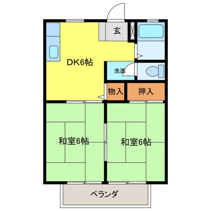 間取図 サンシティゴールド