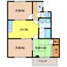 アメニティ飛高 3DKの間取り