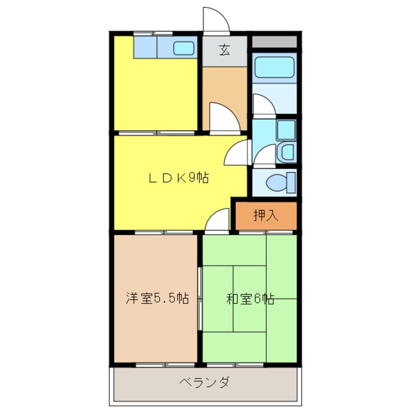 間取図 メリーモア高雄