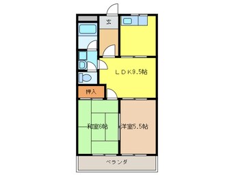 間取図 メリーモア高雄