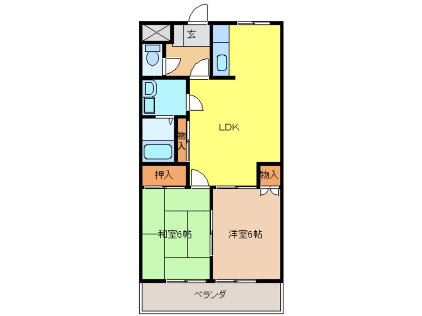 間取図 レジデンス花水木
