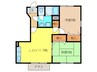 ロジュマン　シェルⅡ 2LDKの間取り
