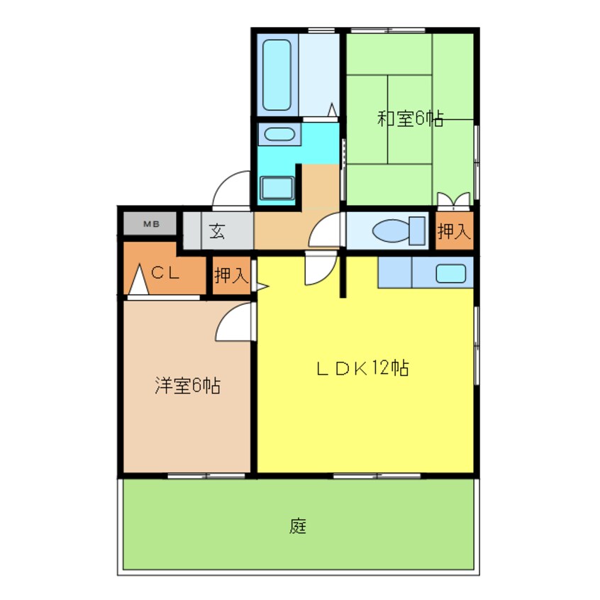 間取図 アベニール王塚