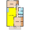 エスポワール桐野 2LDKの間取り
